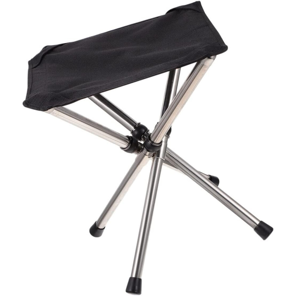 Silla De Pesca Plegable PortáTil Para Exteriores, Taburete De Camping De TamañO Mejorado, Ligero Y Compacto.-image