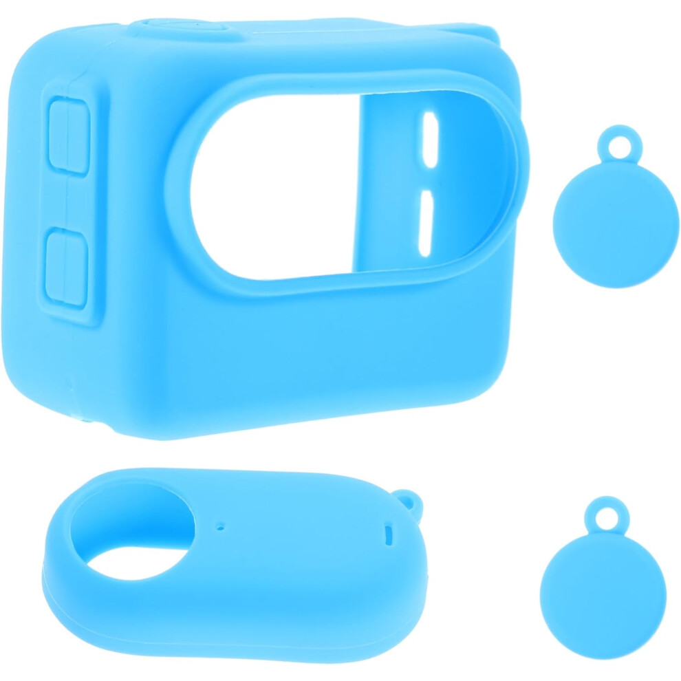 Paquete De 2 Protectores De CáMara PequeñOs Para La Funda De Silicona Resistente GO3 Con CordóN.-image