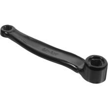 Biela para bicicleta de montaña de 170 mm, de hierro, izquierda, con orificio, rosca de 14 mm, estilo aleatorio