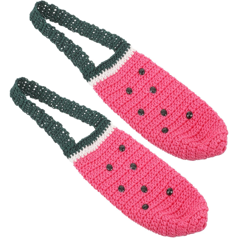 2 Protectores De Botellas Para Tejer, Fundas Para Botellas, Tapas Para Vasos De Vidrio (500 Ml)-image