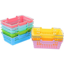 16 minicestas para frutas y verduras, cesta de almacenamiento para oficina, bandeja para despensa