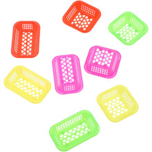 Cestas miniatura coleccionables para casas en miniatura, 8 piezas, escala 1:12, cestas de verduras en miniatura, cestas de almacenamiento decorativas.