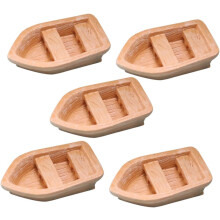 5 minibarcos de pesca con control remoto para acuario, piscina, decoración, kit de figuras en miniatura