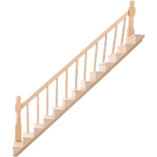 Escalera de madera para casa de muñecas, accesorio para muebles en miniatura para construcción y decoración de casas en miniatura.