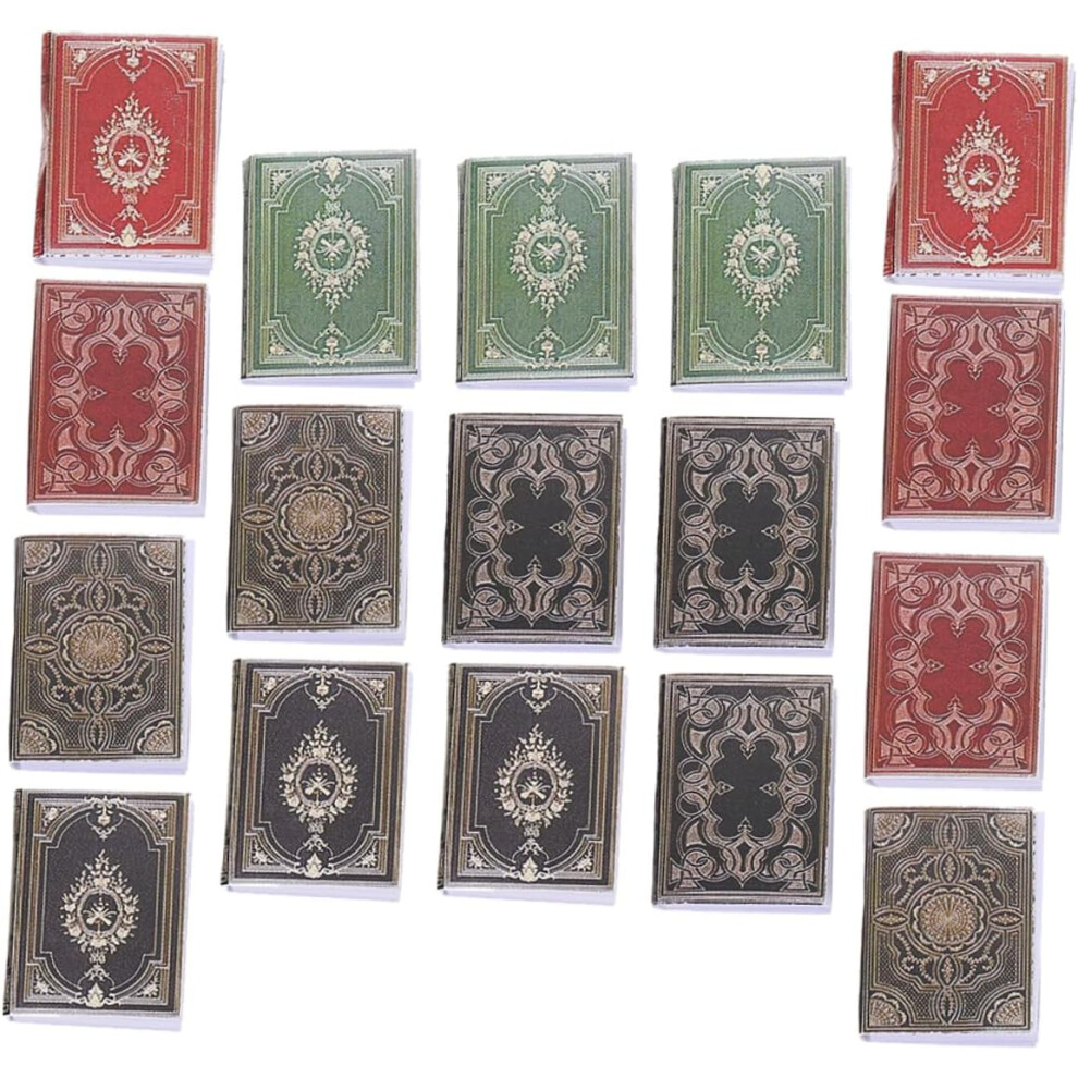 Juego De Libros En Miniatura Para Casa De MuñEcas, 18 Piezas, Juguetes Educativos Para NiñOs Y NiñAs.-image