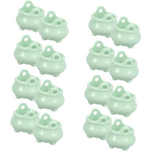 Kit de 20 figuras en miniatura de caldero de bruja de Halloween, cubos de decoración de Halloween