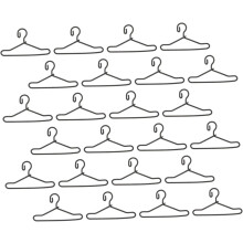 50 perchas para muñecas, mini perchas para muñecas, soporte para niños, perchas pequeñas para muñecas, ropa