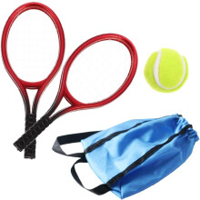 Juego de modelo de raqueta de tenis decorativa, mini raqueta de tenis de escritorio para casa de muñecas