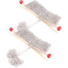 2 modelos de suéteres de punto en miniatura para decoración de casas de muñecas. Adornos de suéter de punto, accesorios para casas pequeñas.