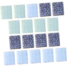 Adorno de micropaisaje, 3 estilos de 10 piezas de resina, escaleras, ladrillos en miniatura para juegos de ladrillos de juguete