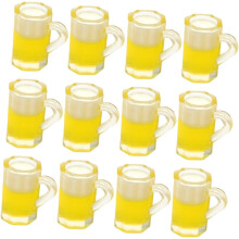 Jarra de cerveza para decorar tu hogar en miniatura. 36 mini jarras de cerveza de resina. Vasos decorativos para cerveza en miniatura.