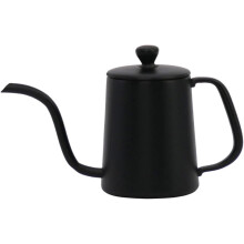 Cafetera en miniatura, accesorio de metal, artesanía, juguete cognitivo para niños y niñas, juego de rol, tetera en miniatura negra