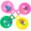 4 pelotas saltarinas con mango de PVC 1