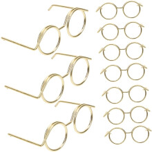 10 piezas de gafas para muñecas, cochecito para muñecas, ropa para muñecas, muñecos de peluche a granel, casas de muñecas.