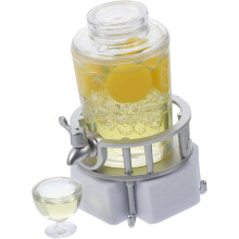 Miniatura de decoración de bebidas para casa, figura de barril de jugo en miniatura, modelo de casa de muñecas, barril de jugo pequeño