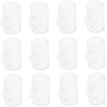 12 vasos de cerveza transparentes en miniatura para casa de muñecas.