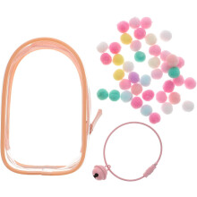 Estuche para muñecas con cremallera, estuche de exhibición portátil para guardar mini muñecas.