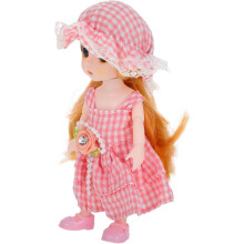 Muñeca de trapo realista de 17 cm para niñas pequeñas, con zapatos de vestir, ideal para coleccionar y decorar.