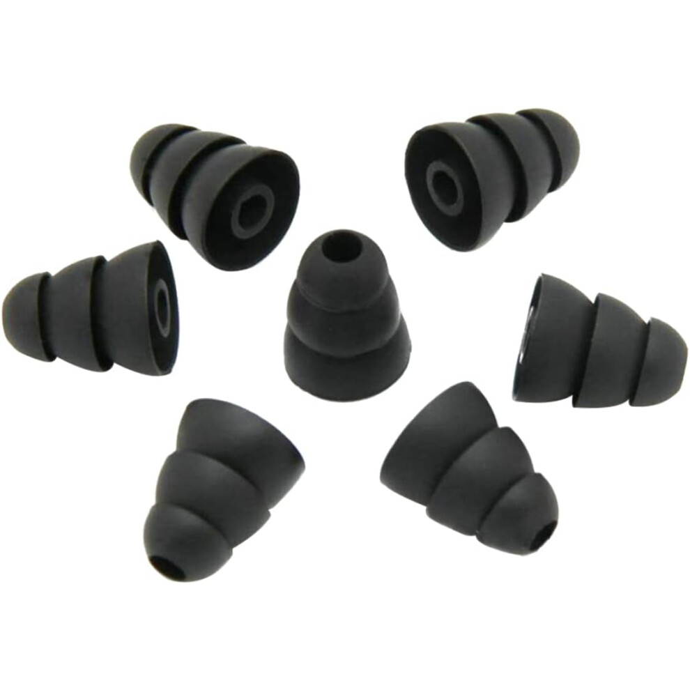 5 Juegos De Almohadillas De Silicona Para Auriculares De 3,8 Mm Con ReduccióN De Ruido Para Auriculares Internos.-image