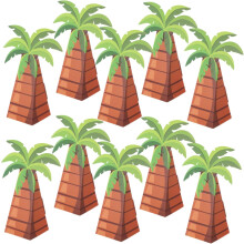 10 cajas de dulces para fiestas hawaianas, regalos, decoraciones hawaianas