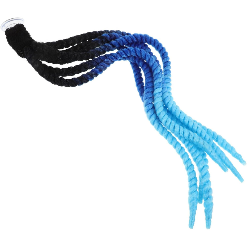 Peluca Trenzada Con Casco, Adorno Para Casco De Motocicleta, Elegante Cola De Caballo, DecoracióN Para Cascos De NiñOs Y NiñAs Adultos.-image