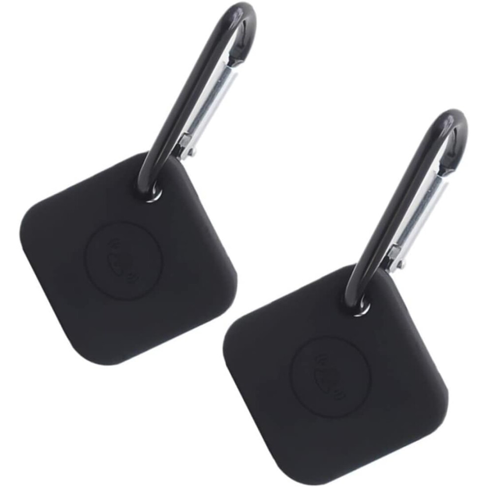Juego De 2 Fundas Protectoras Para Tile Mate Pro Wireless, DiseñO Envolvente Flexible, Accesorio Para Llamadas De Llaves, Color Negro-image