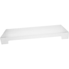Funda de teclado acrílica transparente, protector de teclado impermeable, accesorio versátil para el hogar.