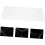 Estuche para teclado versátil Protector de teclado Material acrílico Resistente a rayones Robusto 3