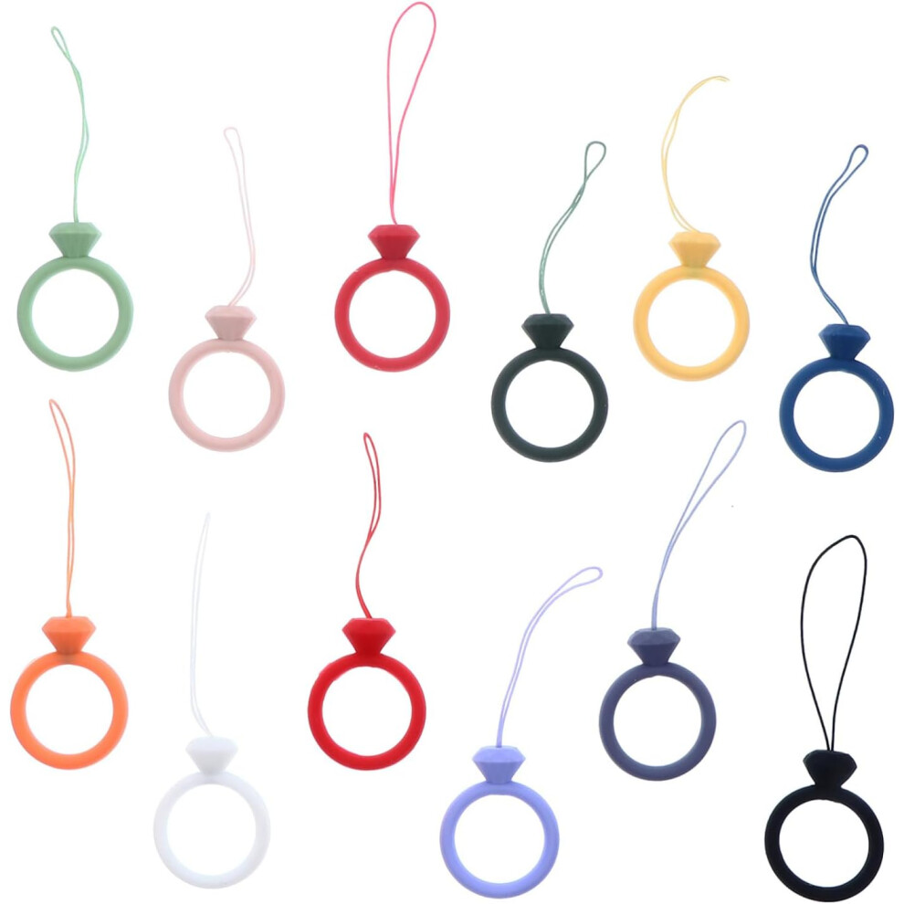 CordóN Para TeléFono Celular, Correa Para El Dedo, Almohadilla De Silicona Suave, Anilla Para El TeléFono-image