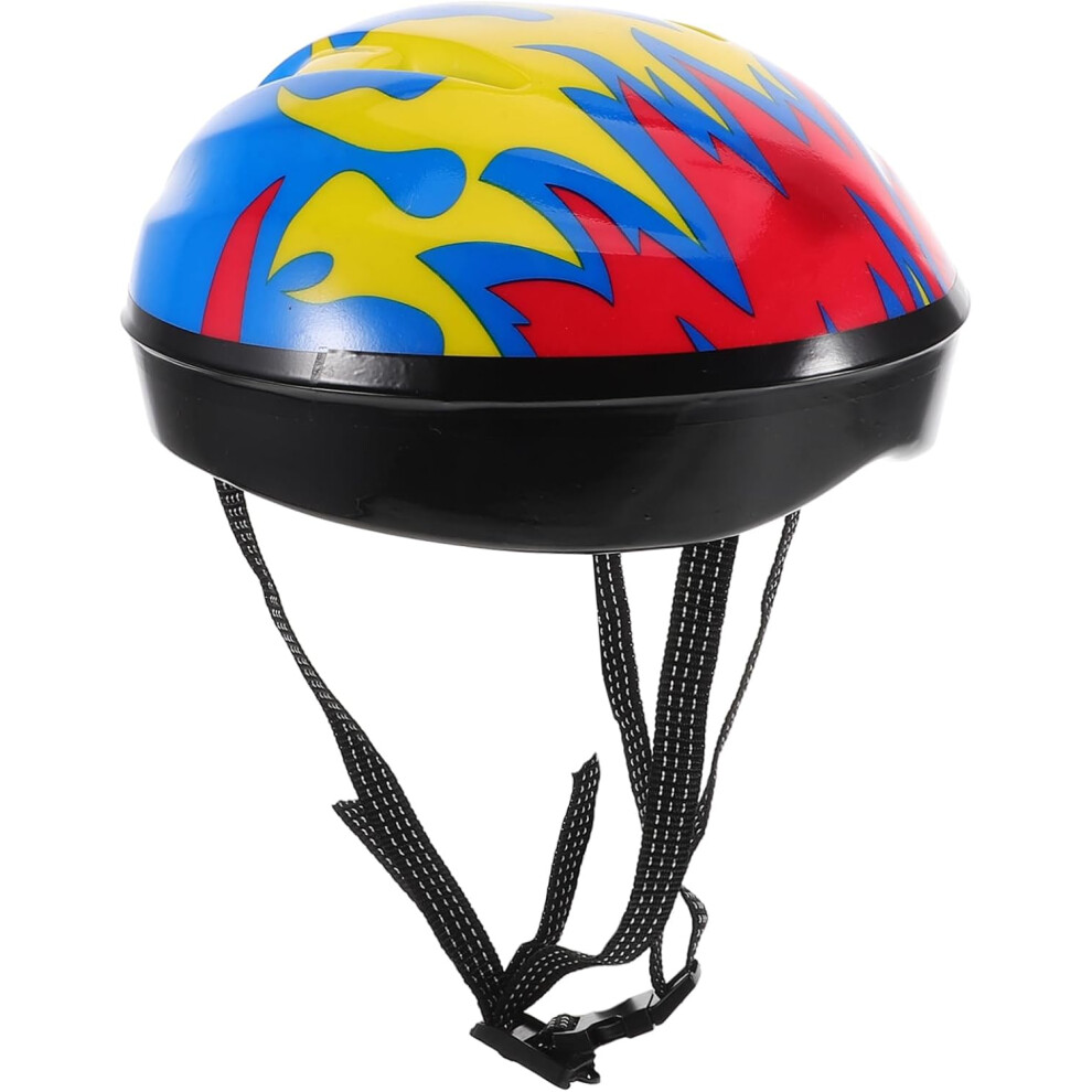 Casco De Bicicleta Ajustable Para NiñOs Y NiñAs, Casco De Patineta Para NiñOs, VentilacióN, Seguridad, Casco De Scooter, Resistente Al Fuego-image