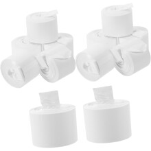12 unidades de serpentinas de papel, toallitas corporales, dispensador de manos, tubo, cinta de pulverización, mago