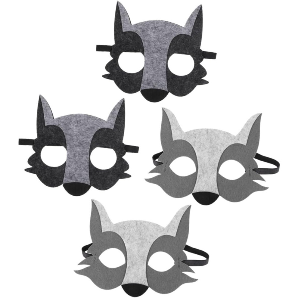 Conjunto De 4 Piezas De Disfraz De Halloween Para Cosplay De Animales, Suministros Para Fiestas.-image