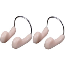 Pinzas nasales para natación, 2 unidades, para adultos, para buceo, cómodas y acolchadas.