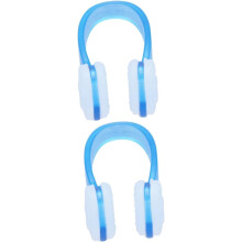 Pinzas nasales para nadar, 2 piezas, accesorios para piscina, pinza nasal antirronquidos, protector nasal, pinza nasal cómoda, pinza nasal