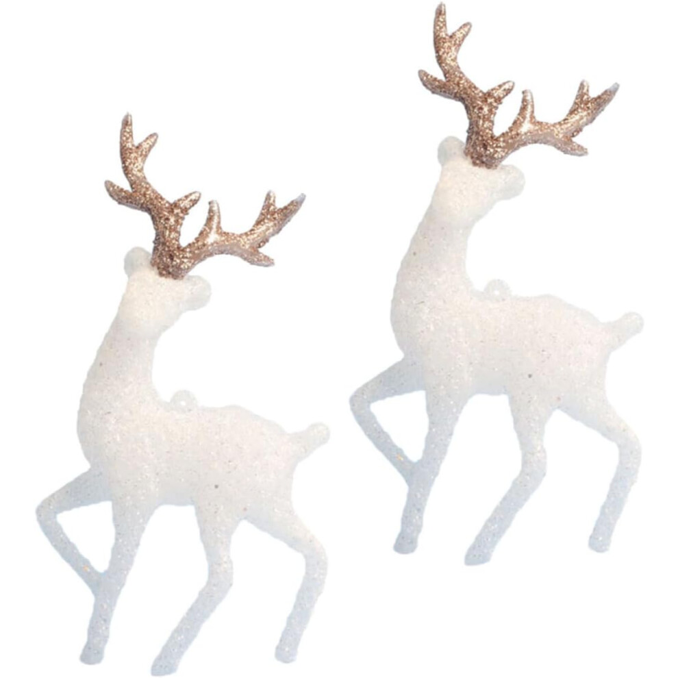 Elegantes Adornos NavideñOs Reutilizables En Miniatura Para Tartas Y Celebraciones NavideñAs.-image