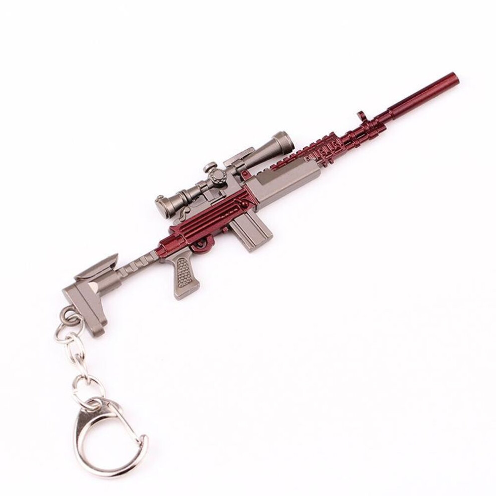 (Other, MK14) 7.62mm Rifle AKM Model AK 47 Toys Gun Keychains Gaming Accessories Weapon Hanger Keyring Boyfriend Gift