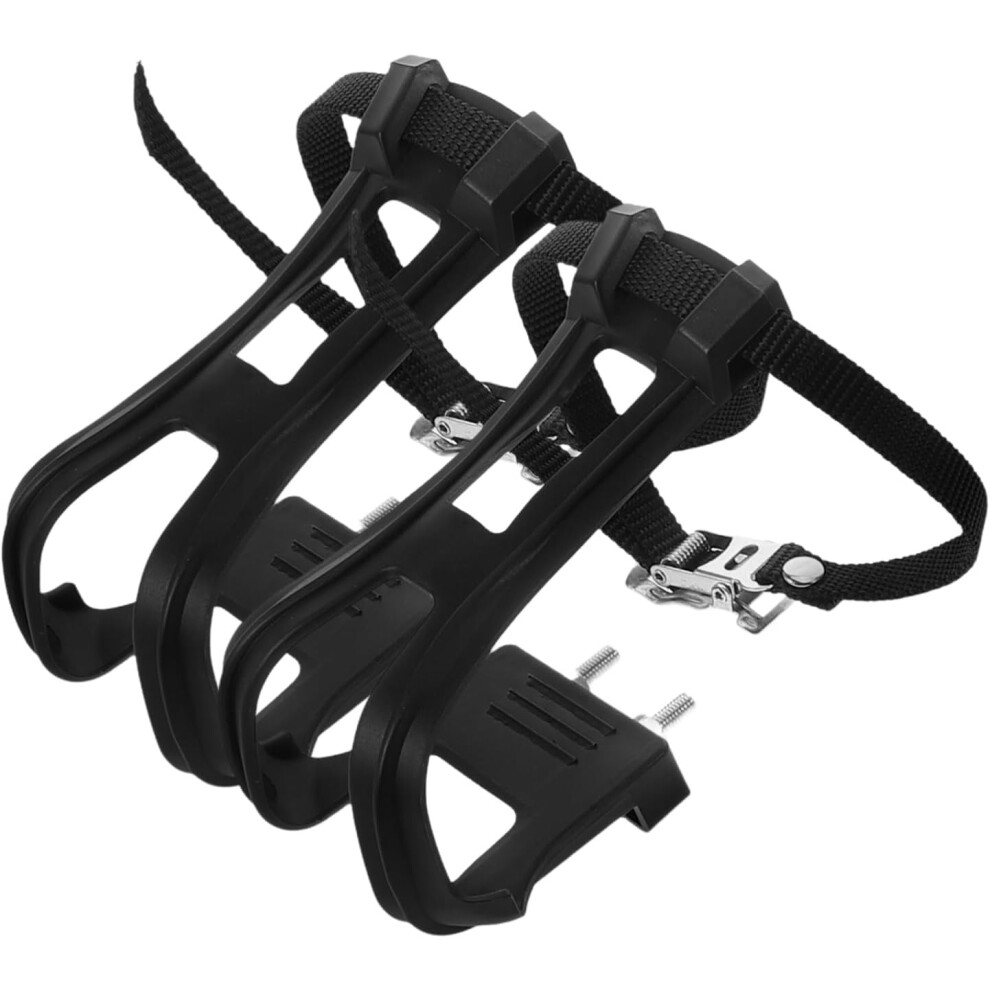 Par De Calas De Pedal De Nailon Para Bicicleta De MontañA Y Carretera Con Orificio Reflector ExtraíBle.-image