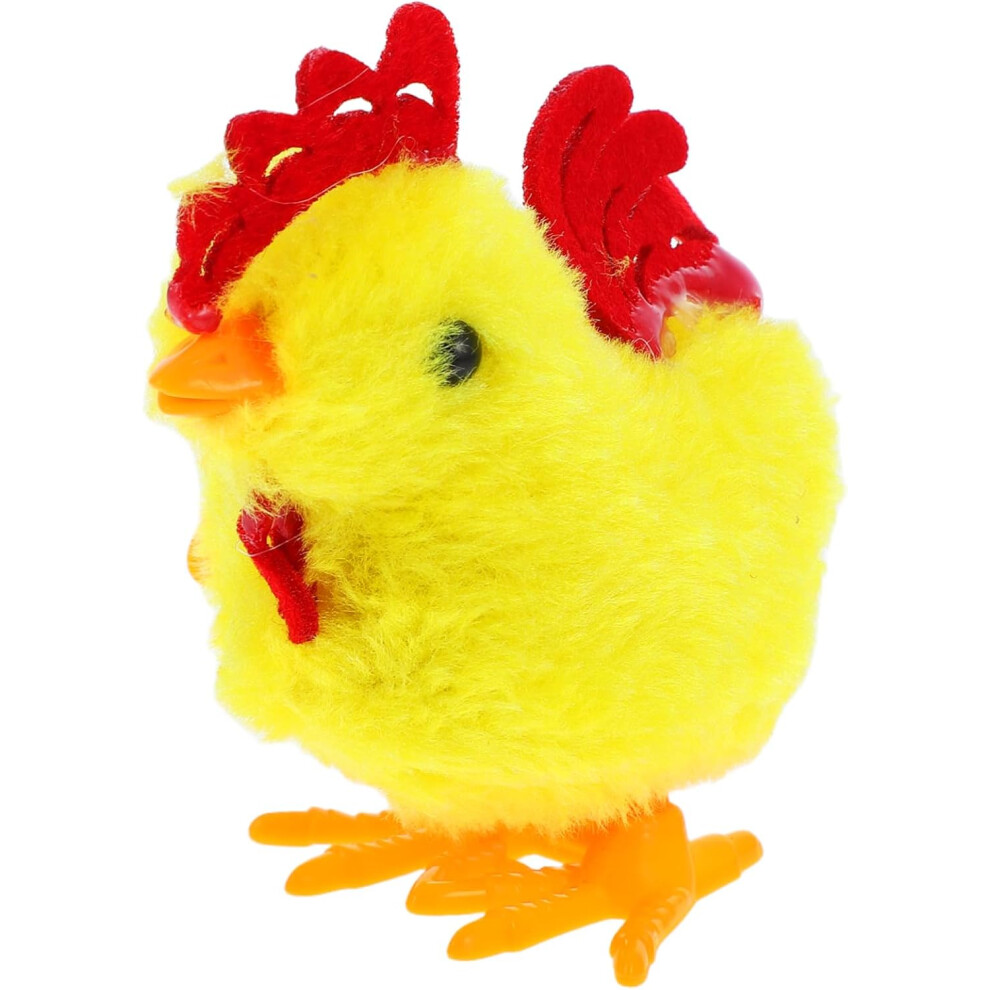 Pollo SaltaríN De Cuerda, Juguete Suave Y Realista Para Apretar, Ideal Para La Caza De Pascua, Recuerdo De Fiesta Para NiñOs Y NiñAs-image