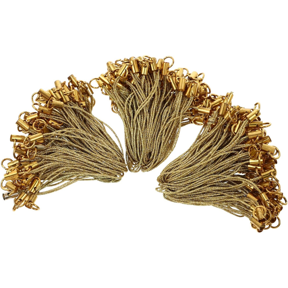 300 Piezas Exquisitas Baratijas Doradas Colgantes De Cuerdas Colgantes DecoracióN De Cuerda Colgante-image