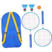 Juego de 6 raquetas de bádminton para niños, juego de entrenamiento, fácil de usar, agarre cómodo para jugadores jóvenes, color aleatorio