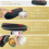 (red) New Electric Can Opener Mini One Touch Automatic B 7