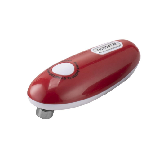 (red) New Electric Can Opener Mini One Touch Automatic B