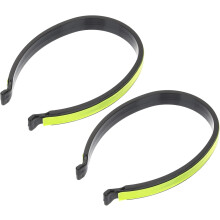 Banda para pantalones de ciclismo con clips reflectantes de alta visibilidad, elástica y resistente para uso diario.