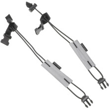 Night Ride: 2 correas reflectantes ajustables para pantalones de ciclismo, ideales para actividades al aire libre.