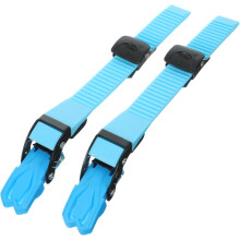 2 correas de seguridad con hebilla para patines de ruedas, duraderas, color azul, para adultos.