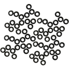Juego de 100 arandelas antialmohadillas redondas para accesorios profesionales, vástagos y plumas.