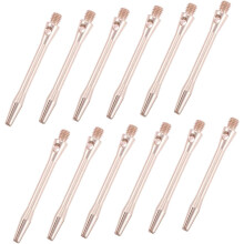 12 varillas de repuesto de aluminio para exteriores, accesorios para dardos, plumas de aluminio, suministros para juegos.