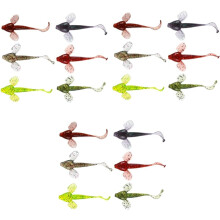 18 piezas de cebos de pesca, señuelos de pesca, suministros de pesca, accesorios de pesca, cebo de gusano