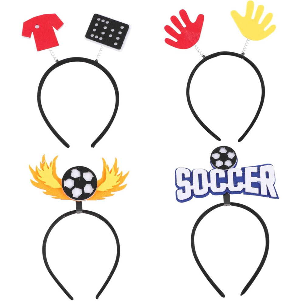 Elegante Juego De Diadema De FúTbol Para Mujeres Y NiñAs, Ideal Como Recuerdo De Fiesta Y Para Juegos Deportivos.-image