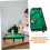 Juego de mesa de billar interactivo en miniatura con taco de bolas 7